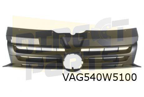 Volkswagen T5 II (10/09-7/15) grille (9B9 satijnzwart) Origi, -, -, Nieuw, Bumper