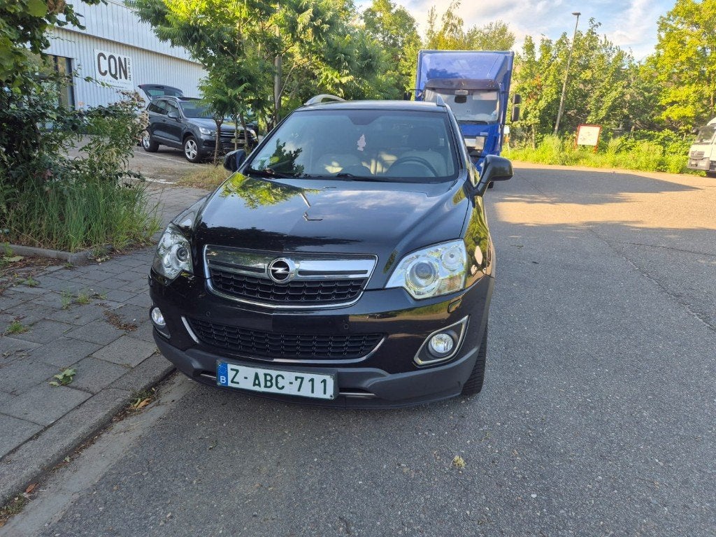 Opel Antara 2.2 CDTI AWD - Prachtig wit interieur, Euro 5, 4 cilinders, Zwart, SUV of Terreinwagen