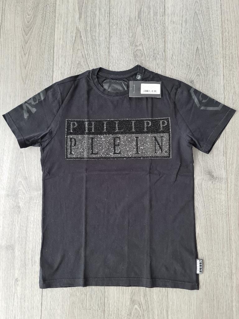 100% ORIGINEEL Philipp Plein "Blade" T-shirt maat L, Maat 52/54 (L), Zwart, Ophalen of Verzenden, Zo goed als nieuw
