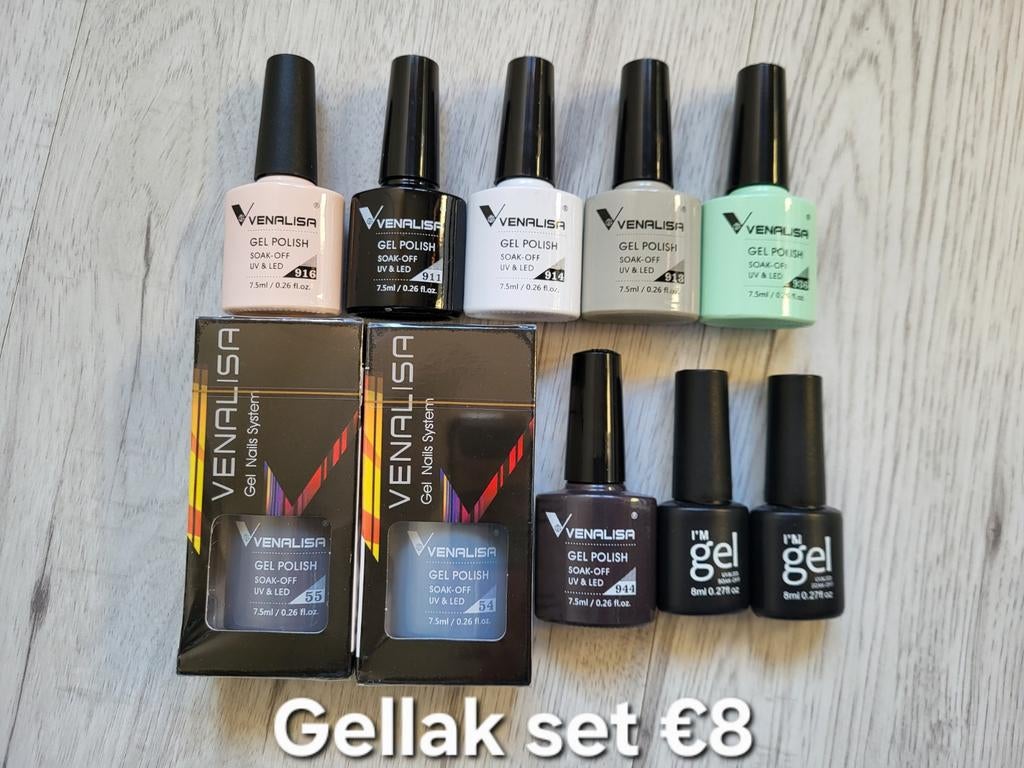 Gel(-lak) setjes en nagelversiering, Ophalen, Geel, Handen en Nagels
