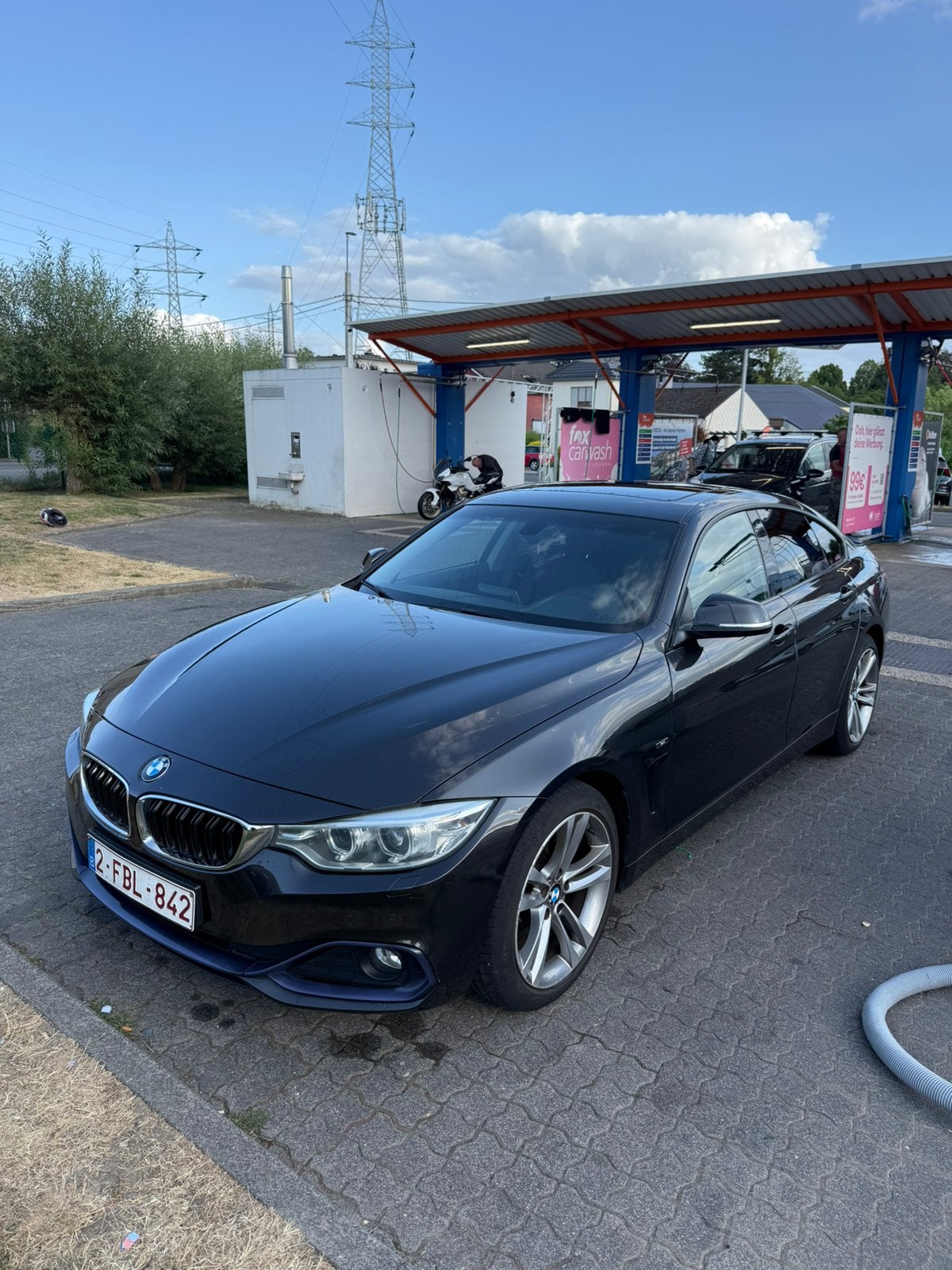 BMW 418d Gran Coupé 192km/2015/2l/papierrose, Cuir, Achat, Euro 6, Noir