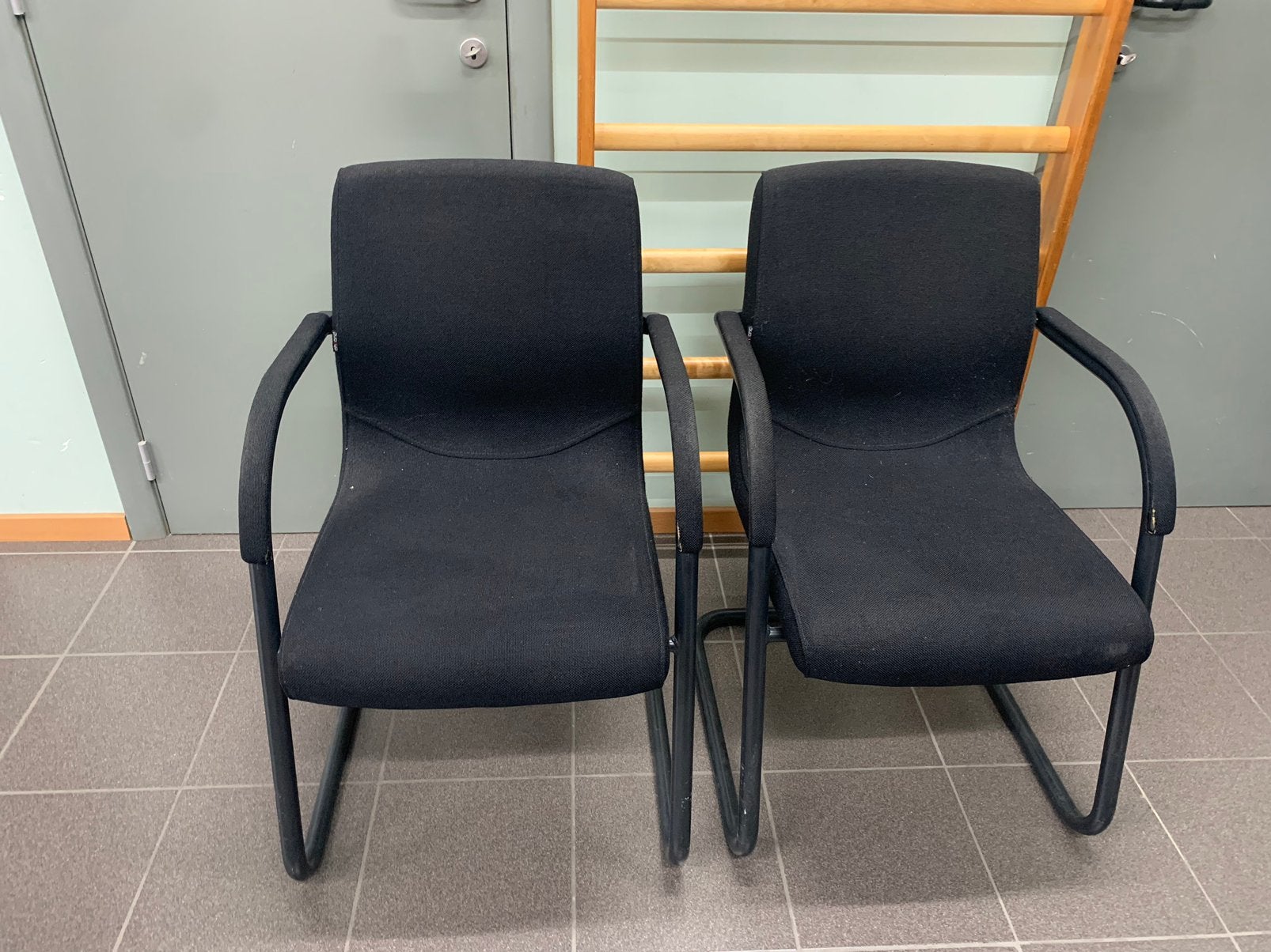2 stoelen, Deux, Enlèvement, Utilisé, Tissus
