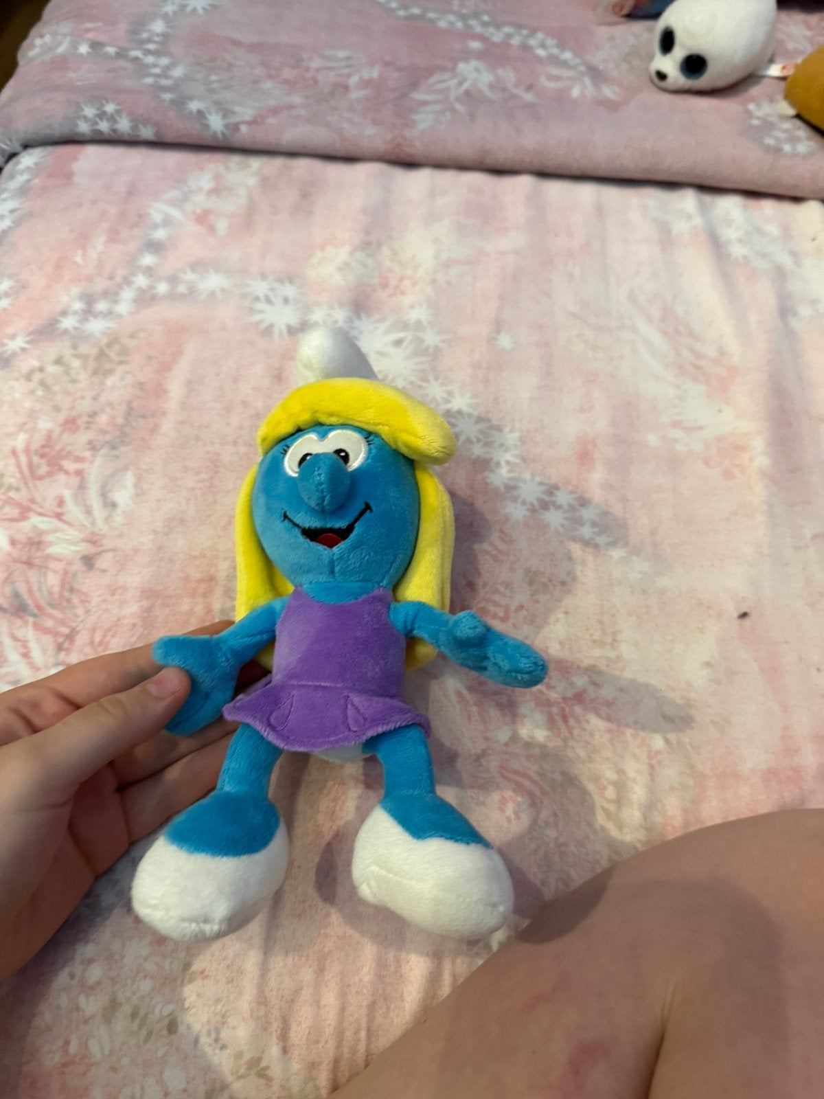 Peluche Schtroumpf, Enlèvement ou Envoi, Comme neuf, Schtroumpfette, Poupée, Figurine ou Peluche