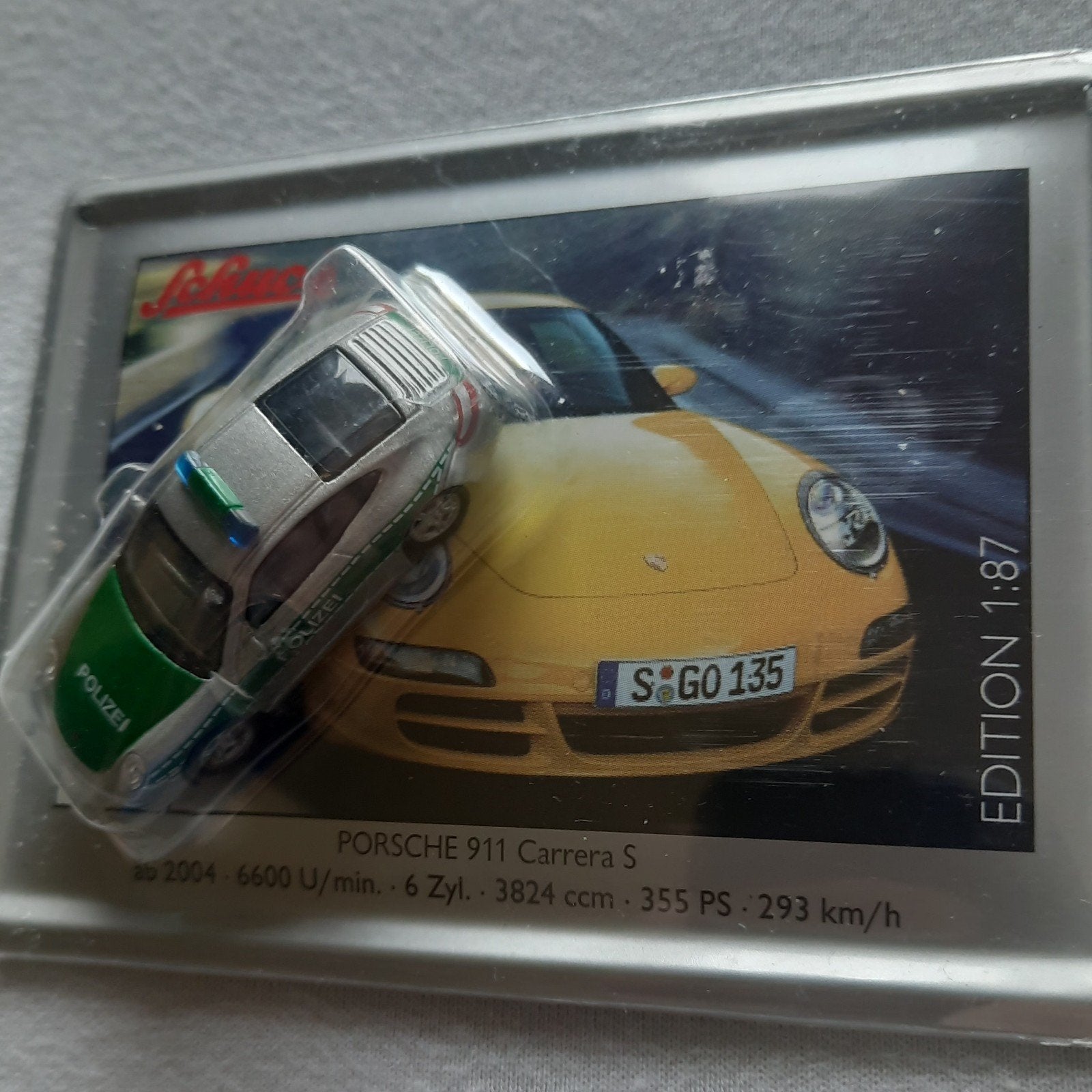 SCHUCO EDITION 1:87* PORSCHE 911 CARRERA S POLIZEI * MOP *, Ophalen, Nieuw, Auto, Schuco