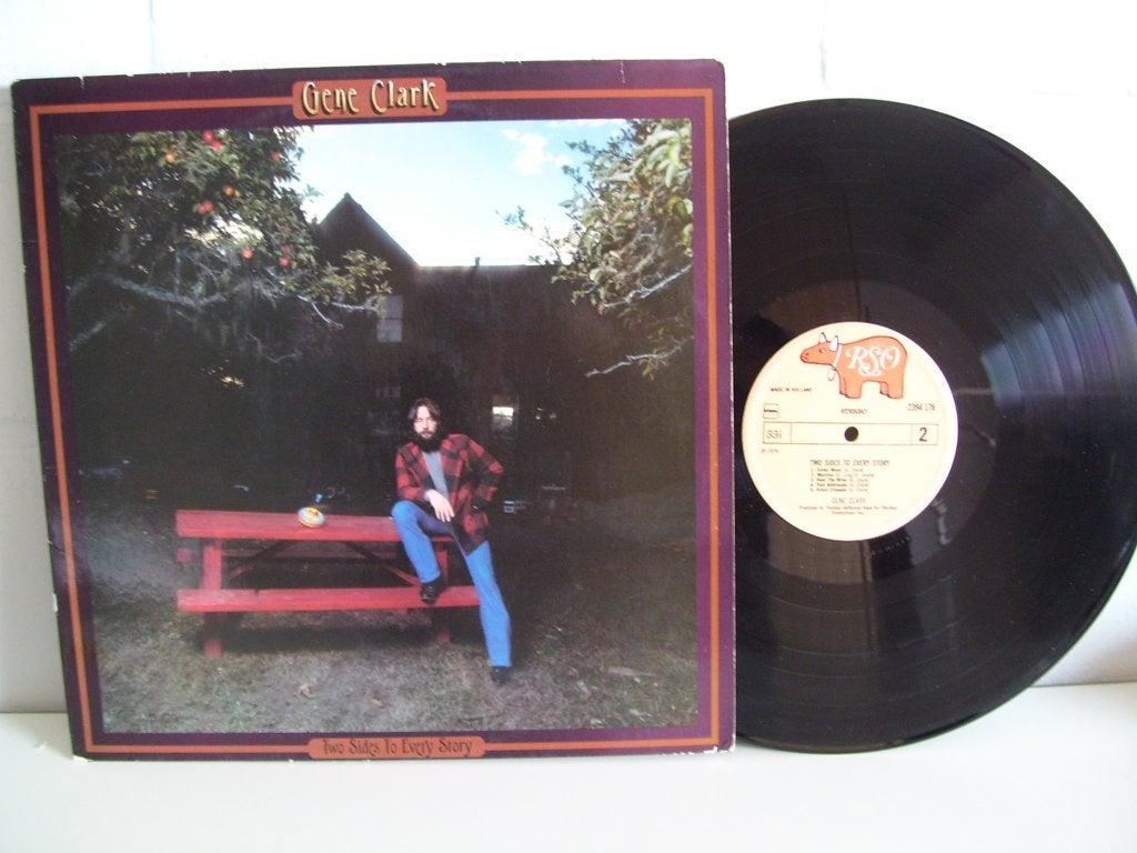 GENE CLARK  two sides to every story, Cd's en Dvd's, LP, Originele persing, Ophalen of Verzenden, Zo goed als nieuw