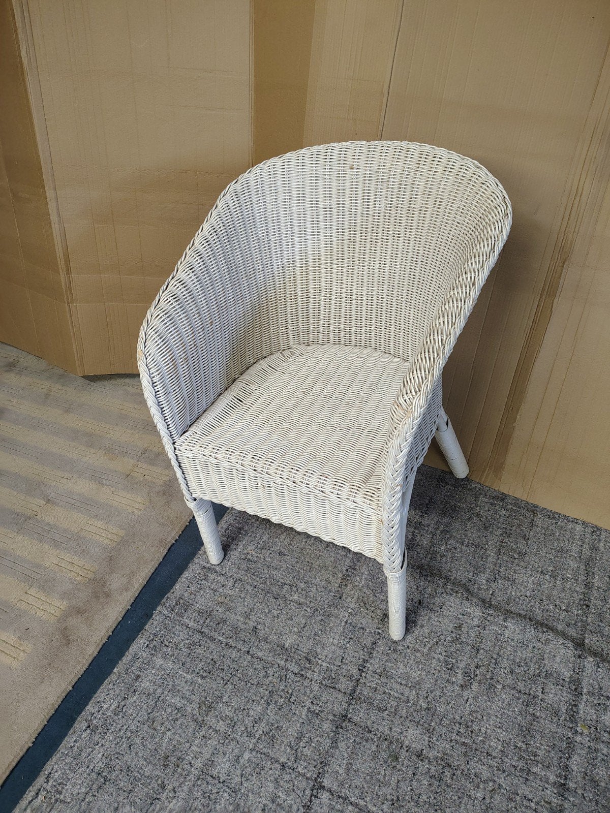 rieten zetel, Tuin en Terras, Ophalen of Verzenden