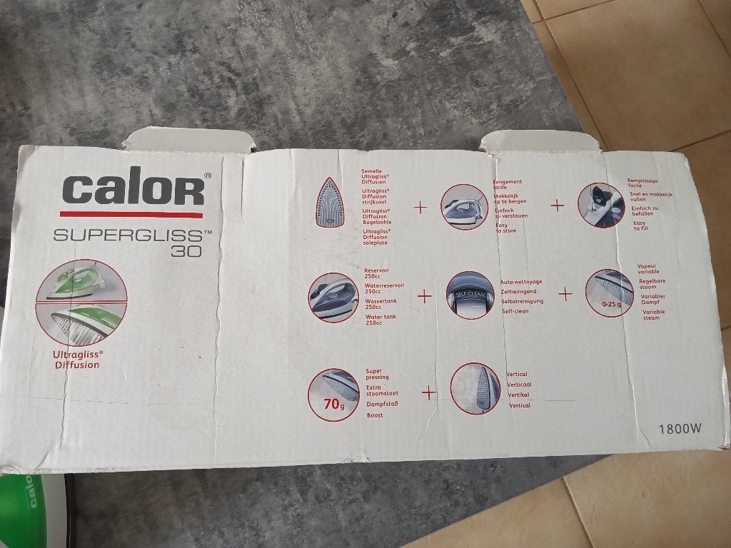 Fer à vapeur, Electroménager, Enlèvement, Comme neuf, Fer à repasser avec cordon