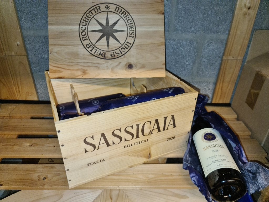 Sassicaia 2020 losse flessen, Enlèvement