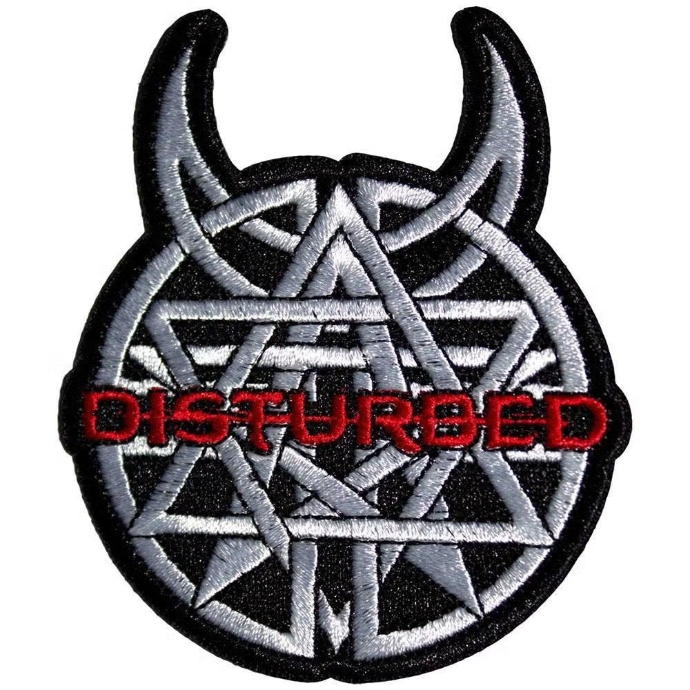Disturbed - Logo - Patch, Collections, Enlèvement ou Envoi, Neuf