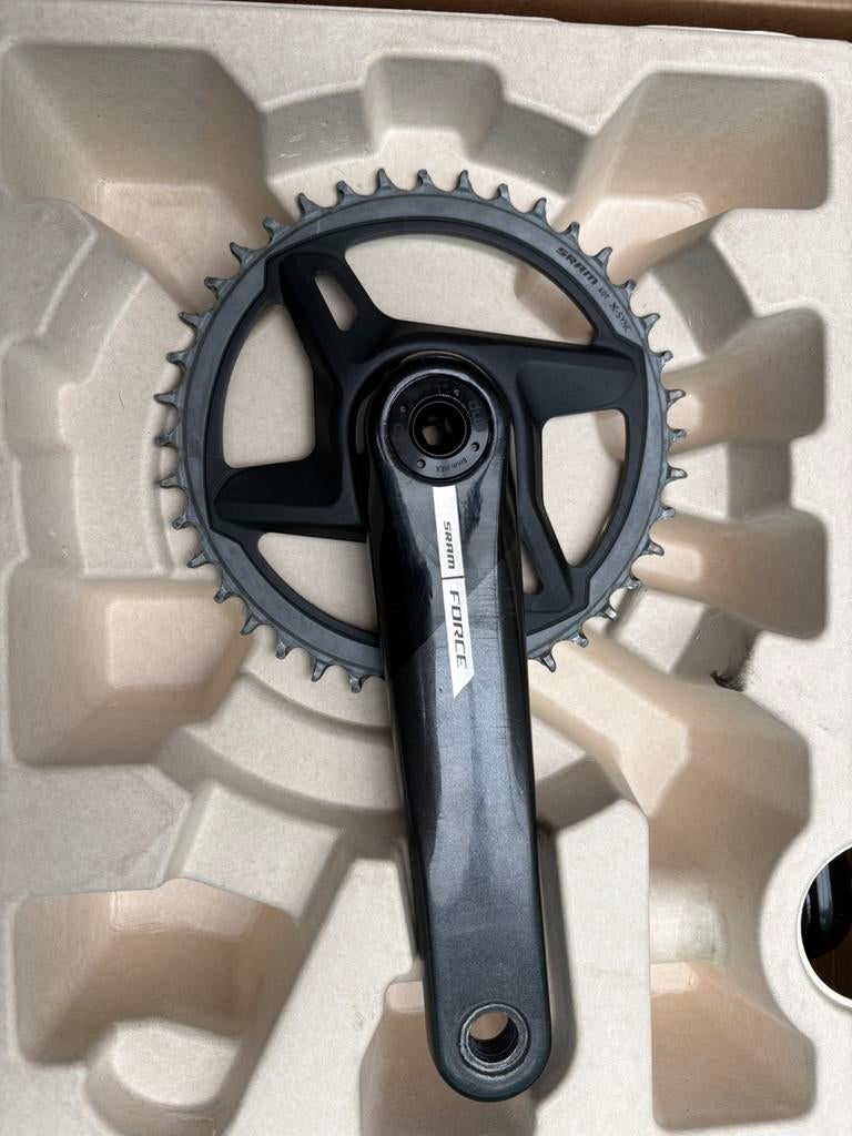 Crankstel Sram force single dub power meter 185mm, Enlèvement