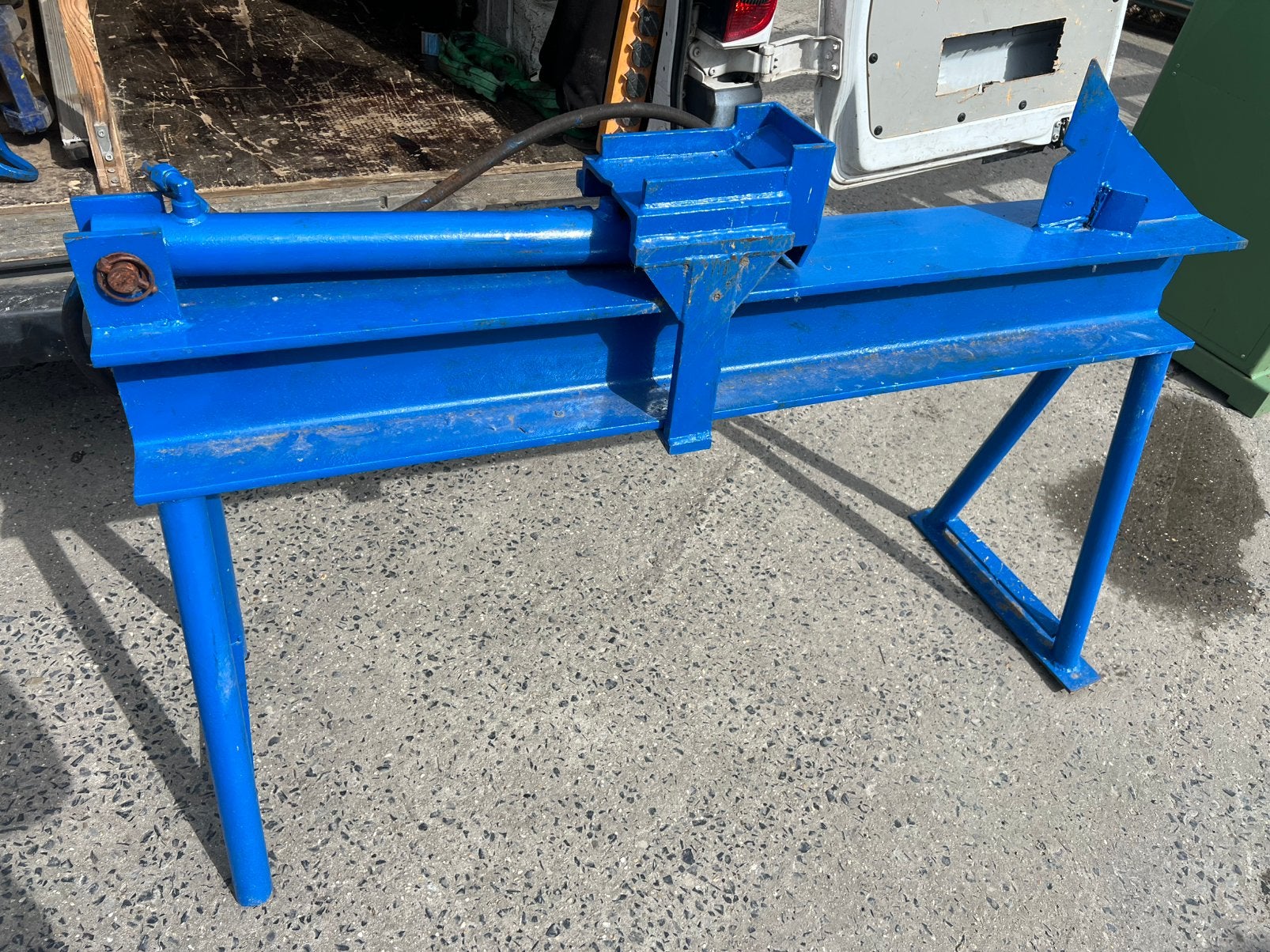 Hydraulische houtsplijter – skidsteer/bobcat attachment, Ophalen, Zo goed als nieuw