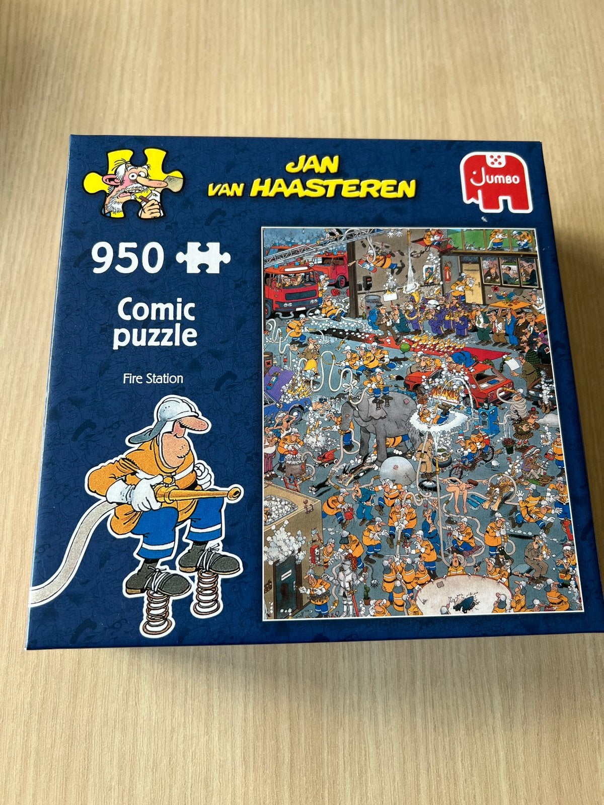 Jan van Haasteren puzzel fire station, Hobby & Loisirs créatifs, Sport cérébral & Puzzles, Enlèvement, 500 à 1500 pièces, Comme neuf