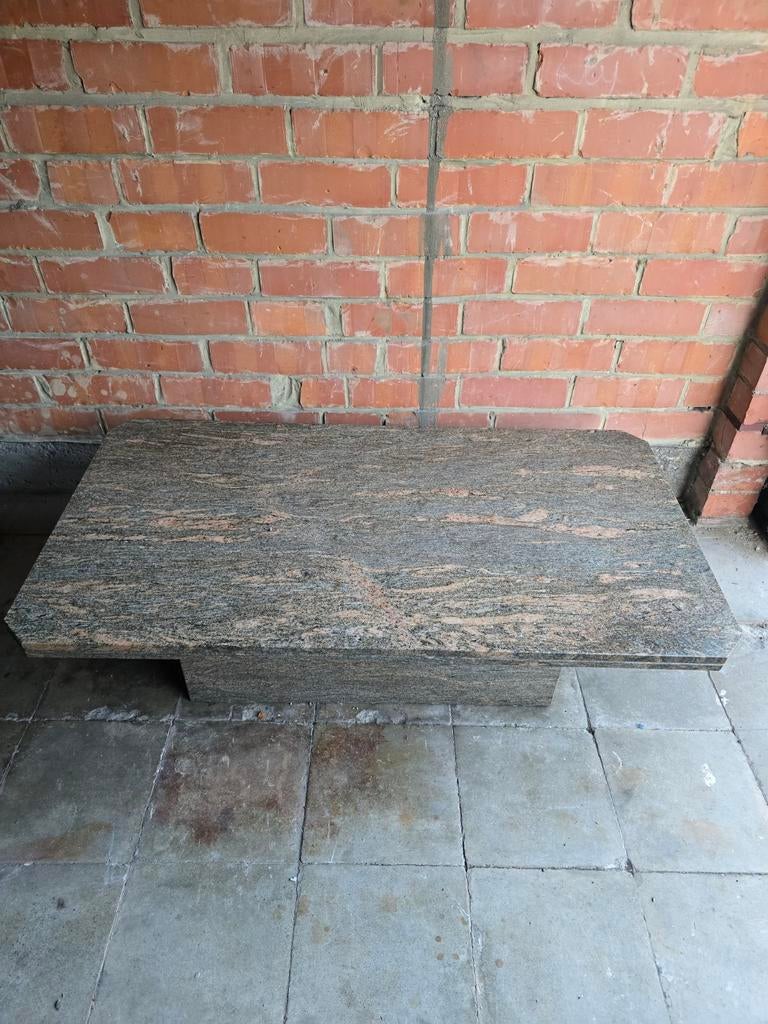 Marmer salontafel, Tuin en Terras, Ophalen of Verzenden