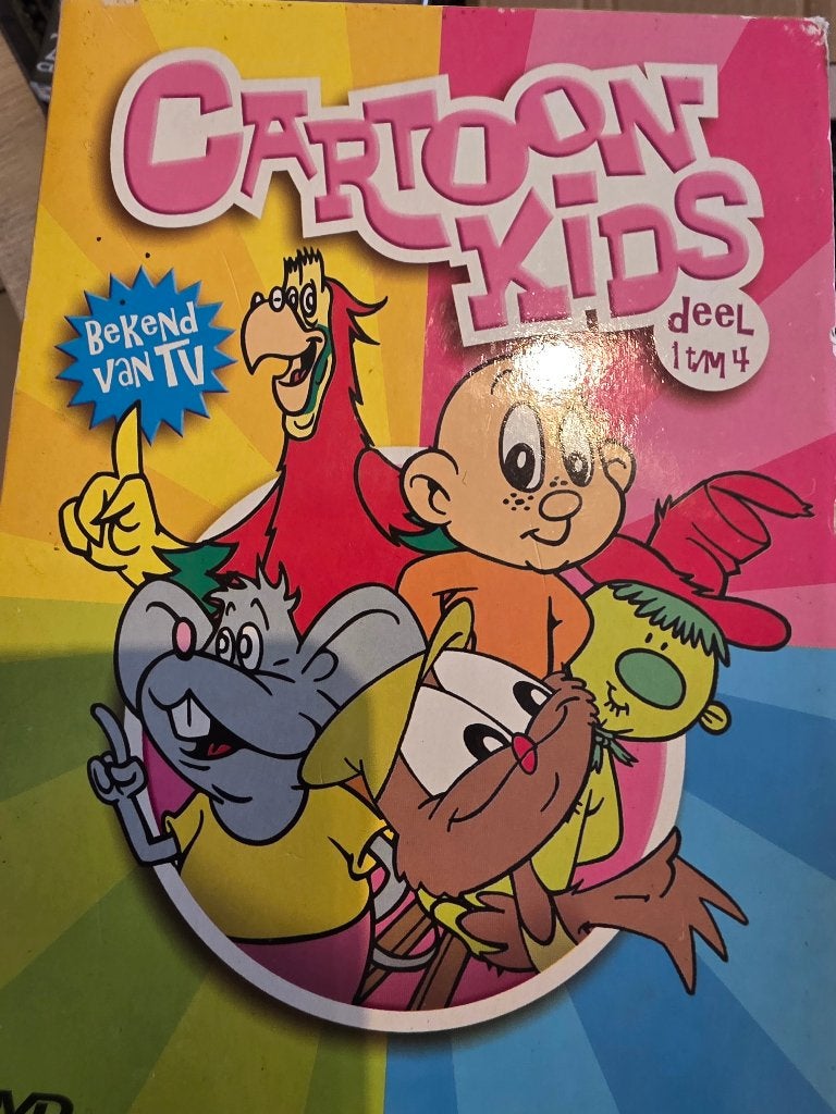 Cartoon kids dvd box 1tot 4, CD & DVD, Enlèvement ou Envoi, Tous les âges, Néerlandais, Aventure