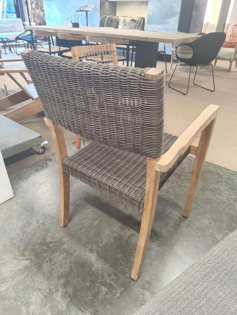 tuin stoel vlechtwerk Pretoria stapelbaar, Tuin en Terras, Tuinstoelen, Ophalen of Verzenden, Nieuw, Wicker, Stapelbaar