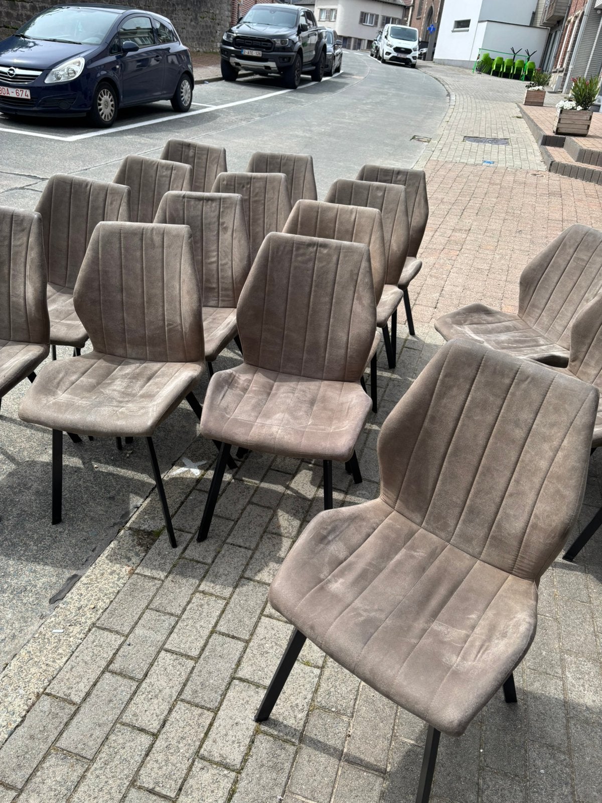 25 horeca stoelen, Ophalen, Gebruikt, Meubilair