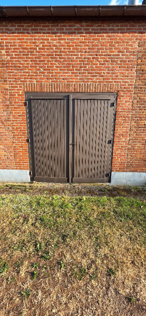Massieve dubbel deur, Doe-het-zelf en Bouw, Ophalen, Gebruikt, Buitendeur, Hout
