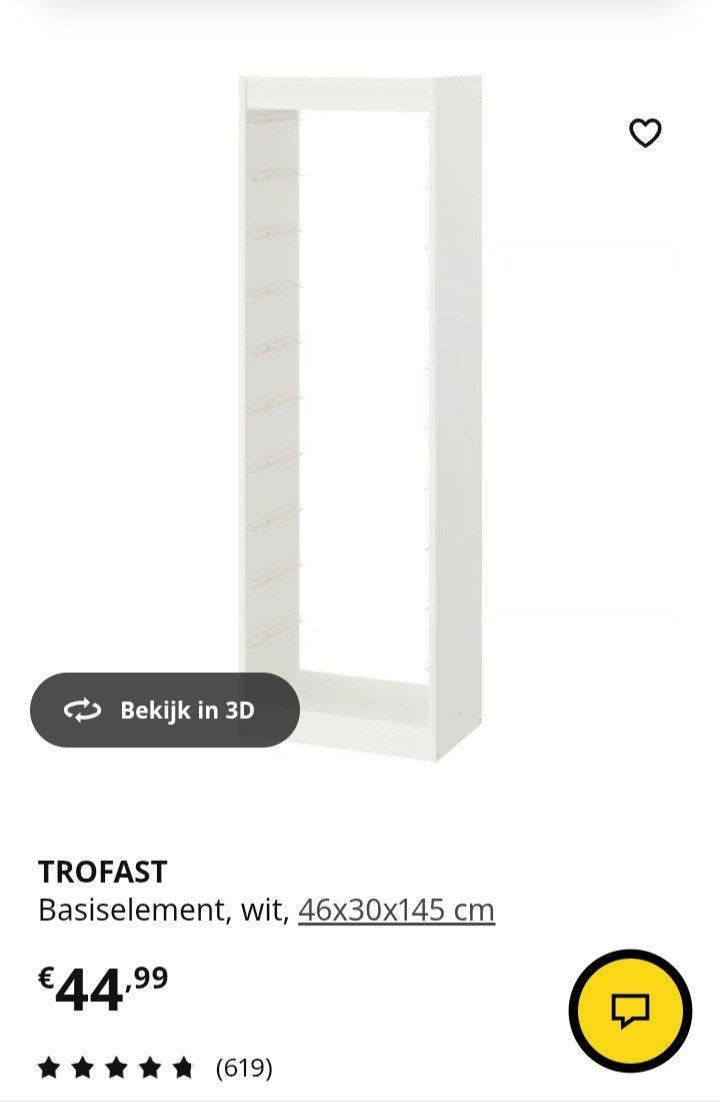 Trofast, in ongeopende verpakking., Ophalen