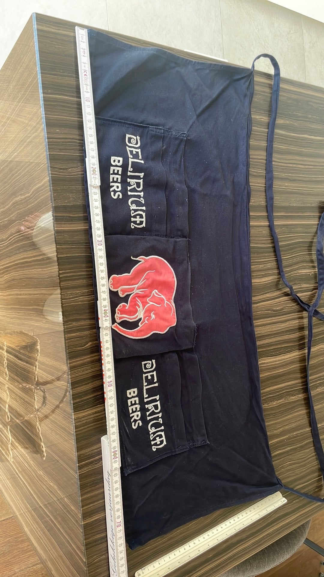 Delirium tremens schort, Verzenden, Zo goed als nieuw, Kleding, Overige merken