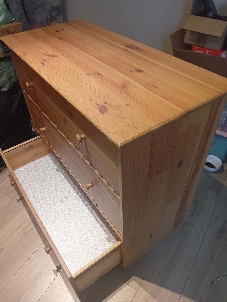 commode en bois, Maison & Meubles, Armoires | Commodes, Comme neuf, Moins de 100 cm, 100 à 150 cm, 25 à 50 cm, 3 ou 4 tiroirs