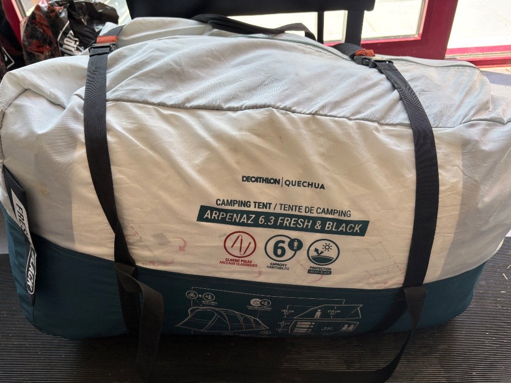 6 persoons tent, Ophalen, Gebruikt, Tot en met 6