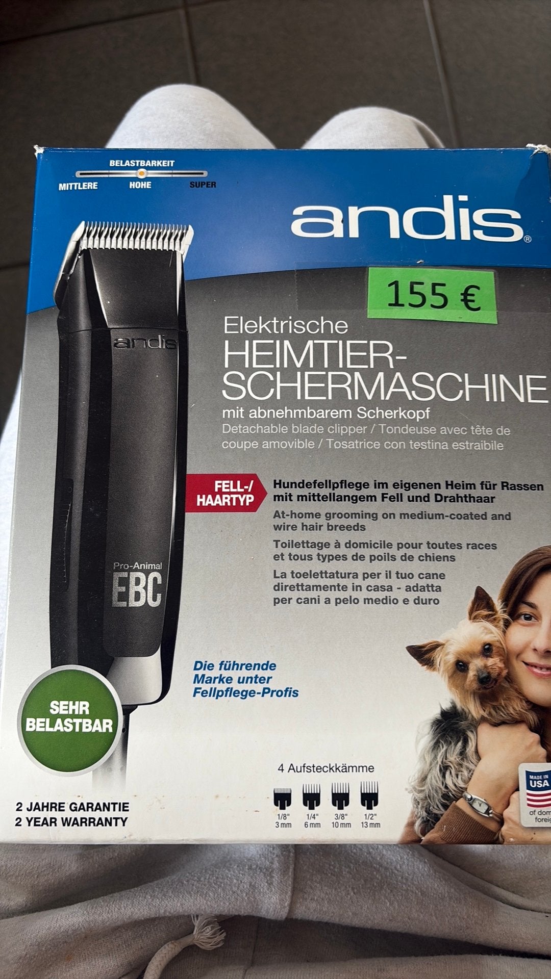tondeuse pour chien, Animaux & Accessoires, Autres marques, Enlèvement, Comme neuf, Tondeuse