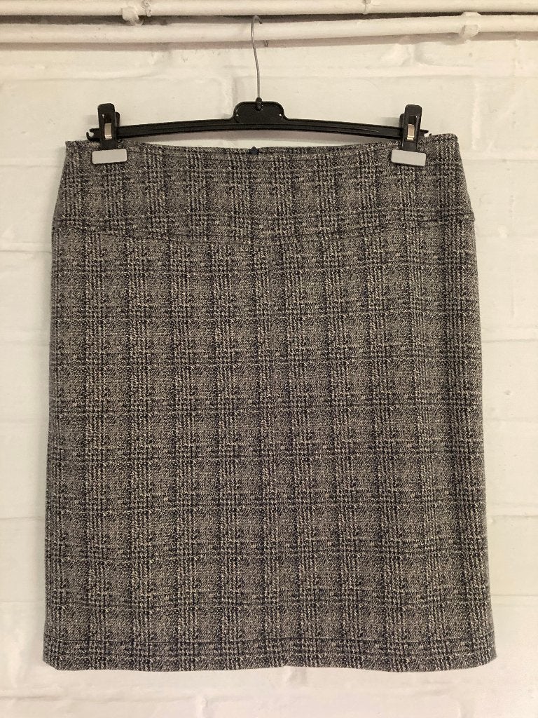 Bruine met zwarte rok winterrok, maat 44, Bellisimo, Kleding | Dames, Bruin, Maat 42/44 (L), Ophalen of Verzenden, Zo goed als nieuw
