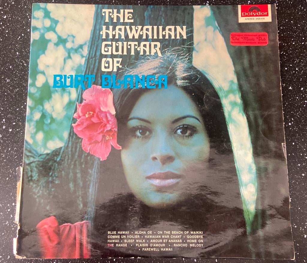 The hawaiian guitar of burt blancha LP, Enlèvement ou Envoi, Comme neuf