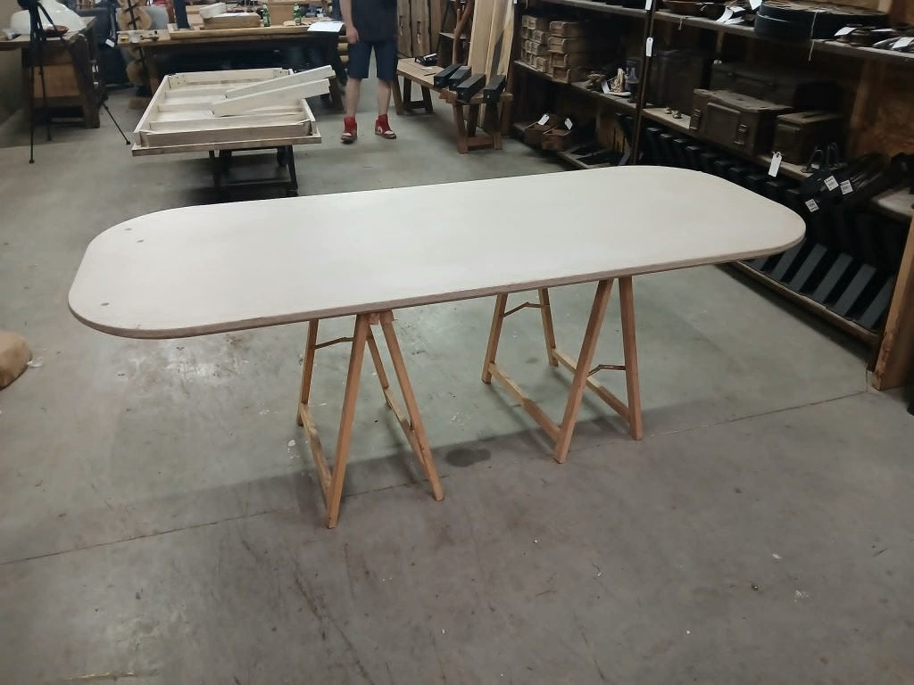 Mortex tafelblad 21090 cm – lichte schade, Ophalen, Gebruikt, Overige materialen, 200 cm of meer