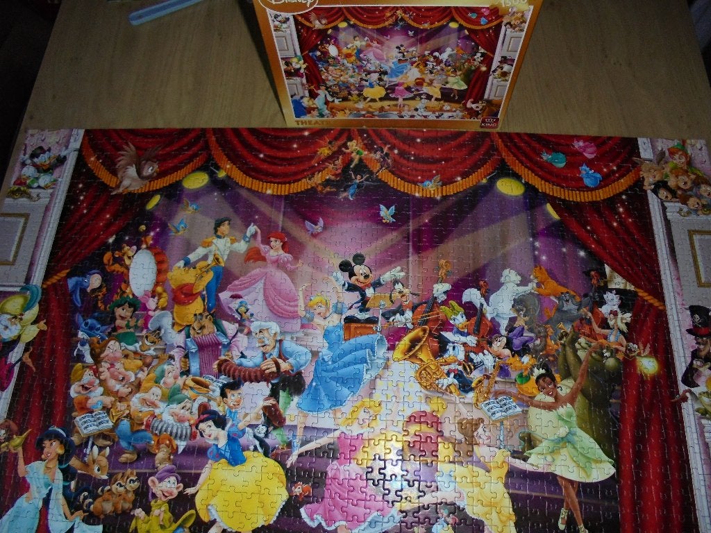 complete Disney Puzzle, Hobby en Vrije tijd, Ophalen of Verzenden, 500 t/m 1500 stukjes, Zo goed als nieuw, Legpuzzel