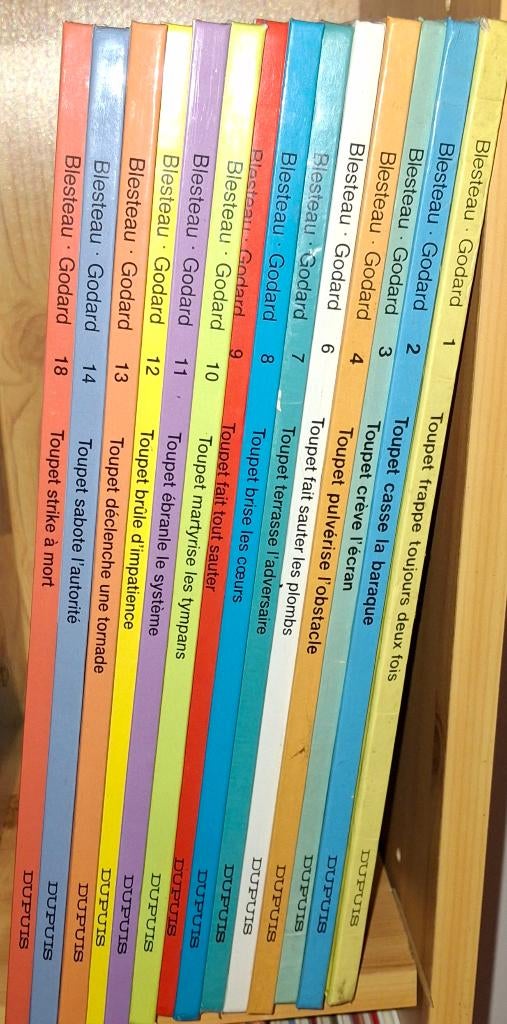 COLLECTION BD toupet de Blesteau et Godard, Livres, Série complète ou Série, Enlèvement ou Envoi, Comme neuf, Blesteau et Godard