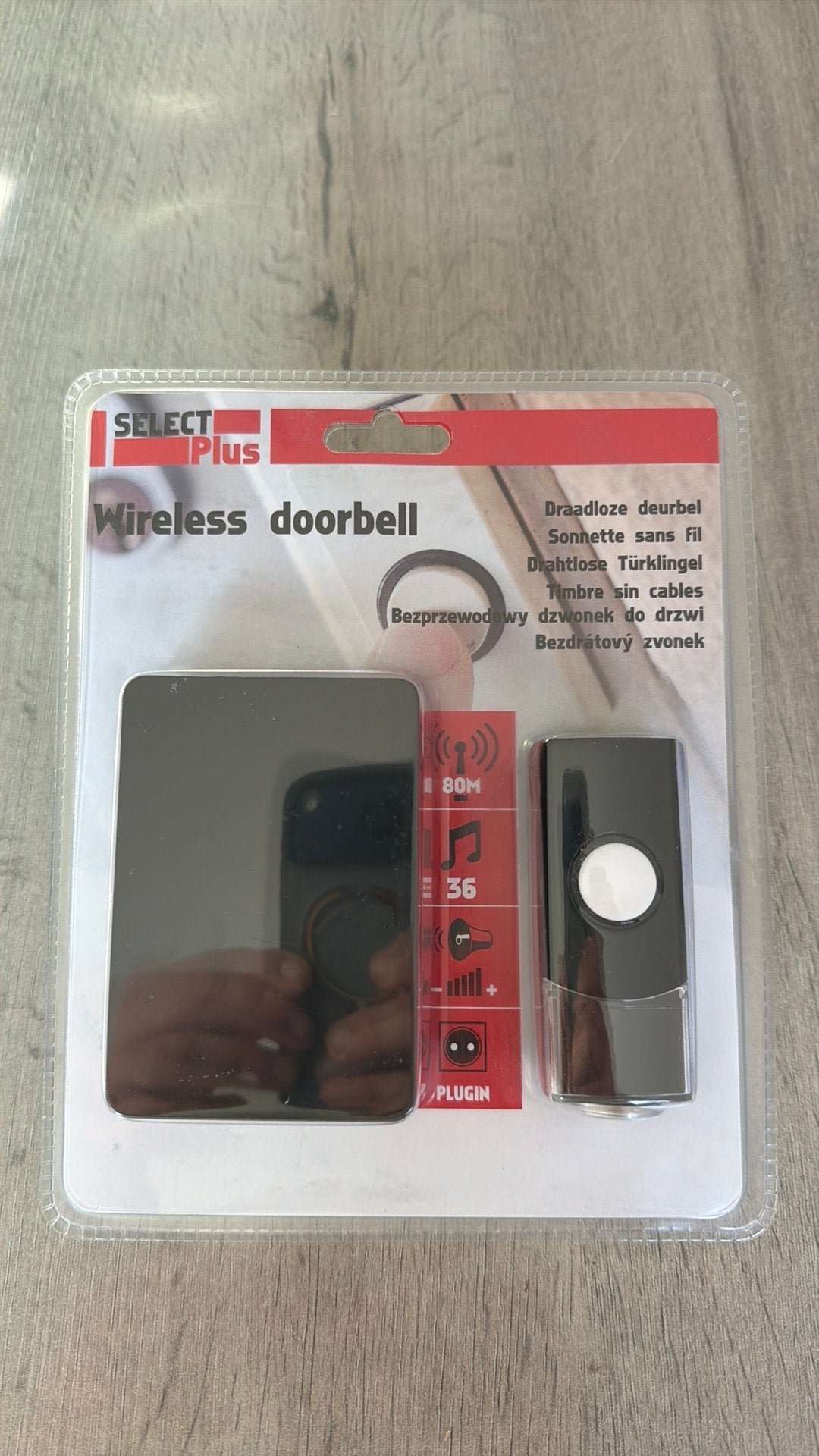 Select Plus draadloze deurbel – Nieuw in verpakking, Ophalen, Nieuw, Draadloos