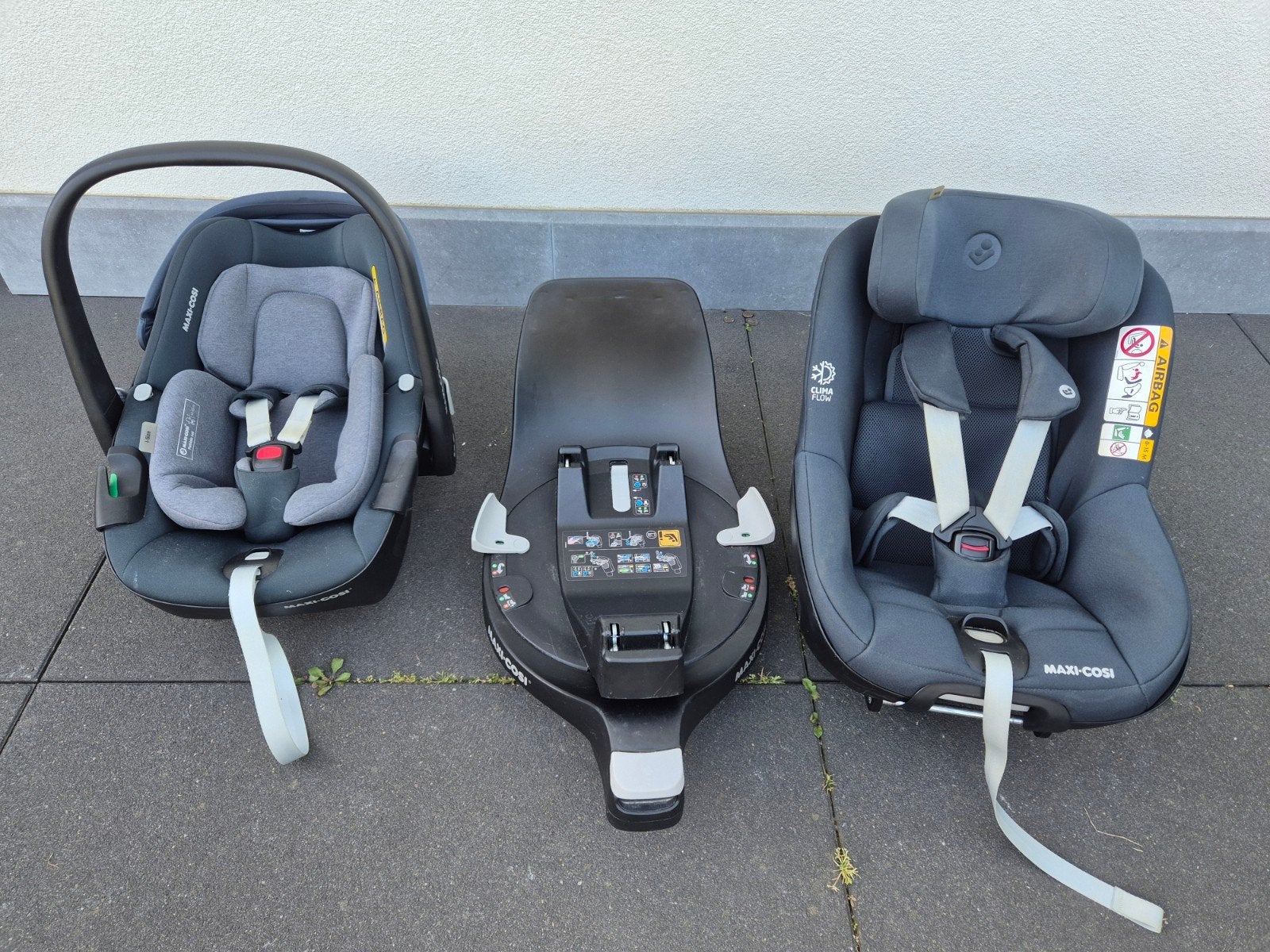 Maxi Cosi set Pearl 360, Pebble 360 en Familyfix, Kinderen en Baby's, Ophalen, Isofix