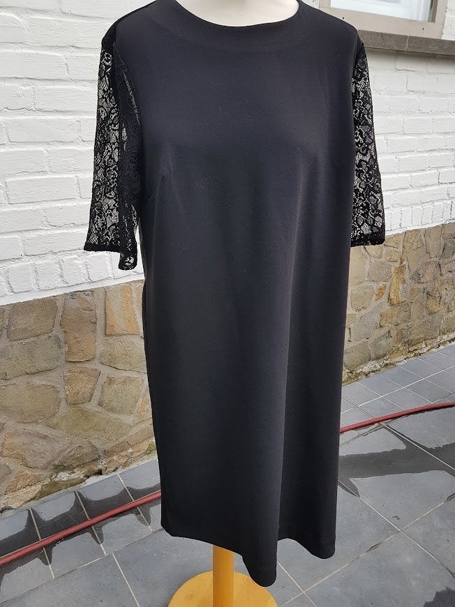 robe noir 44, Vêtements | Femmes, Taille 42/44 (L), Enlèvement ou Envoi, JBC, Comme neuf