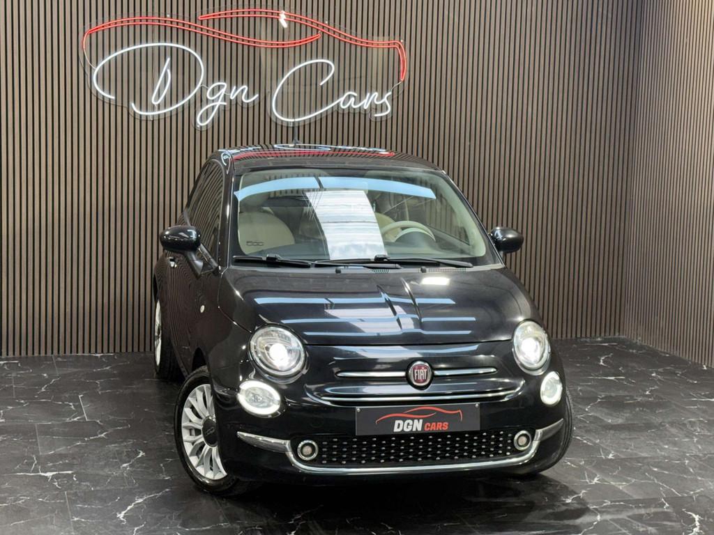 Fiat 500 500 1.2i Mirror (bj 2018), Auto's, Fiat, 4 zetels, Gebruikt, 4 cilinders, Zwart
