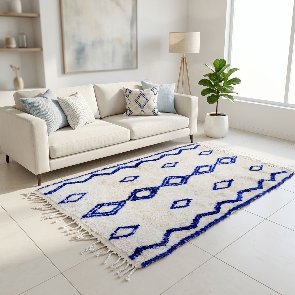 Prachtig authentiek kleurrijk Berber tapijt 120x80 cm, 100 tot 150 cm, Nieuw, 50 tot 100 cm, Rechthoekig