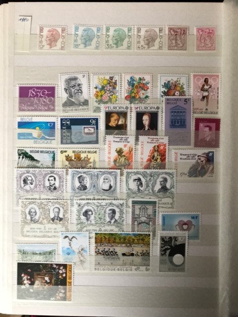 Belgie 1980 Complete jaargang postzegels postfris, Postzegels en Munten, Postzegels | Europa | België, Orginele gom, Ophalen of Verzenden