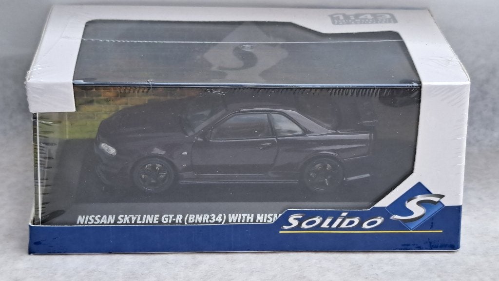Nissan Skyline GT-R (BNR34) NISMO 1/43ème, Hobby en Vrije tijd, Solido, Auto, Solido, Nieuw