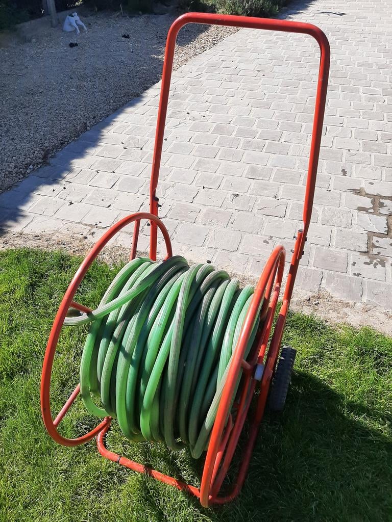 RETRO Tuinslangwagen 100 meter, Ophalen, Tuinslang