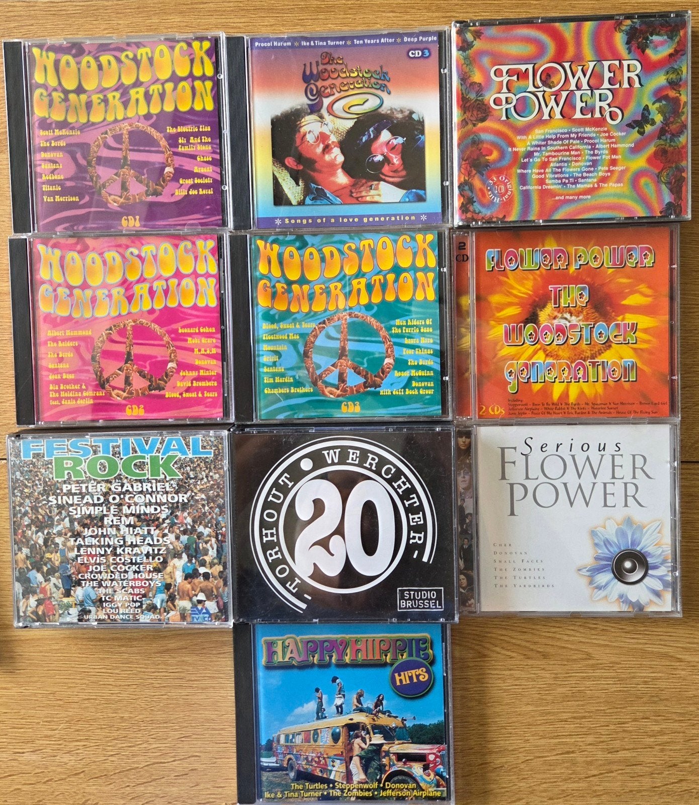 lot flower power cd's, Ophalen of Verzenden