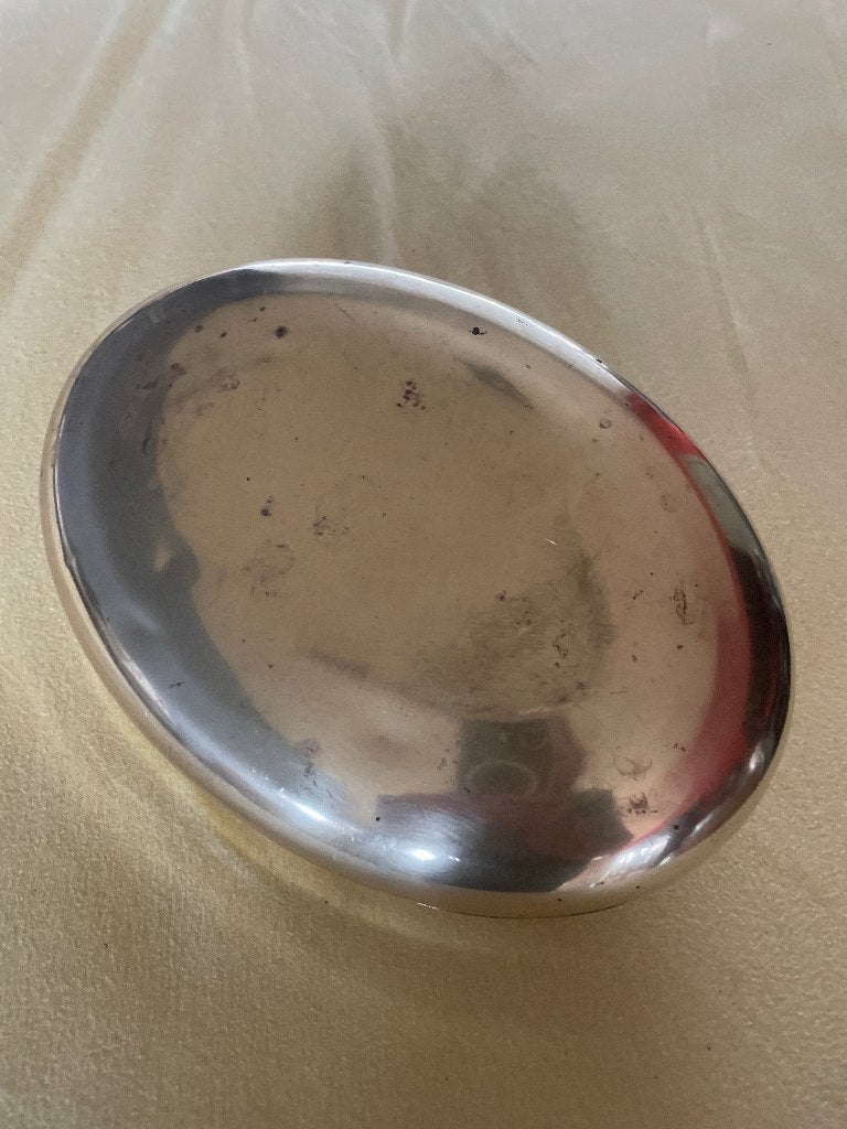 Koperen warmwaterkruik (bedwarmer)  Donkere gebieden= light, Ophalen