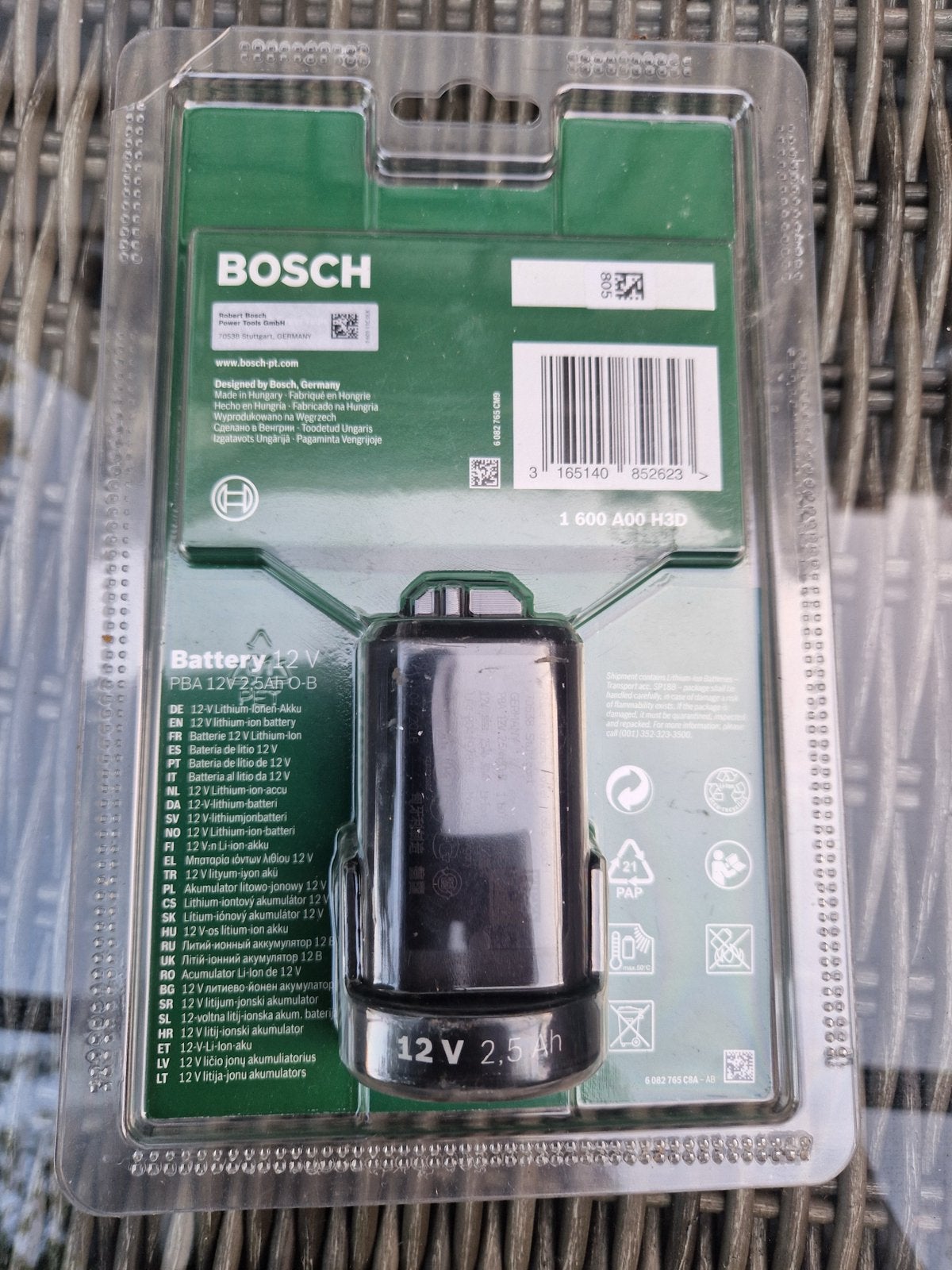 Bosch 12 V 2,5 Ah Lithium-ion accu (nieuw), Ophalen, Nieuw