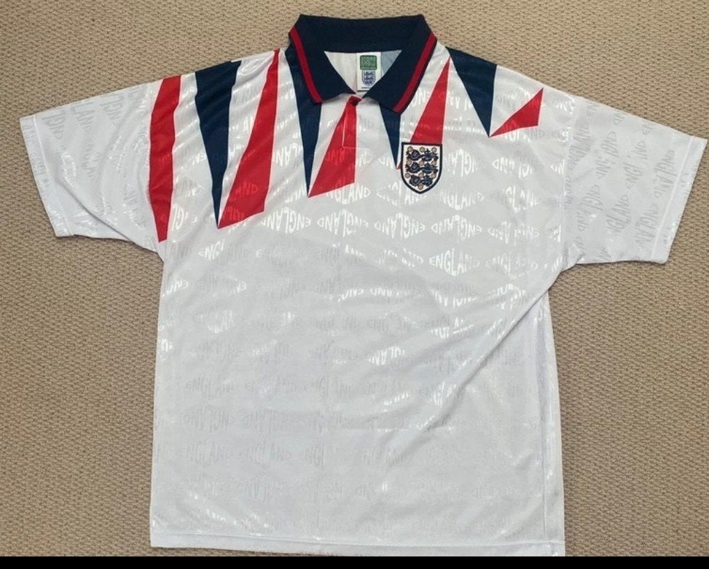 Engeland Voetbal Uitshirt Origineel 1992, Ophalen of Verzenden