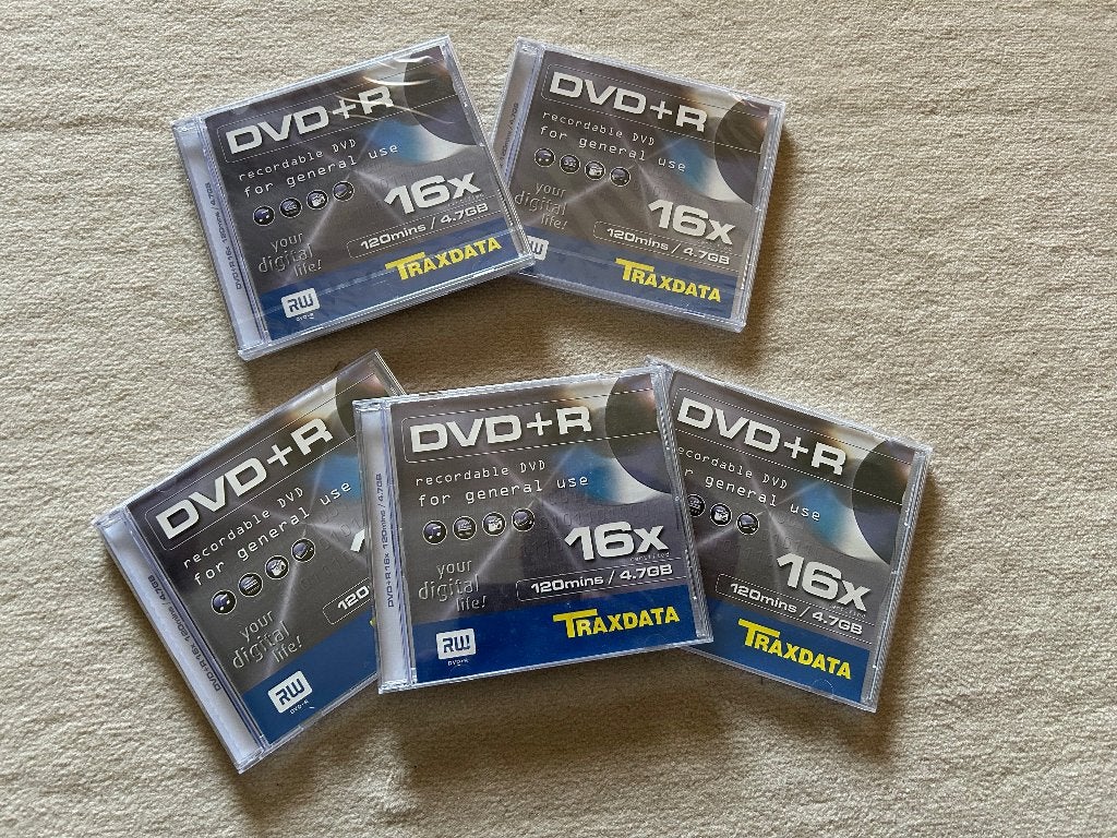 Lot DVD+R - TRAXDATA 4.7GB 16X 120MIN, Enlèvement ou Envoi, Comme neuf, Dvd, TRAXDATA