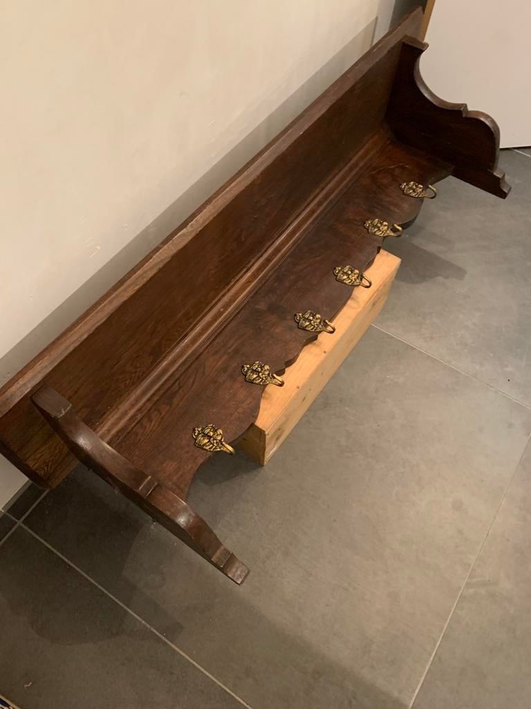 Porte-manteau ancien, Enlèvement, Utilisé, Bois, Portemanteau mural