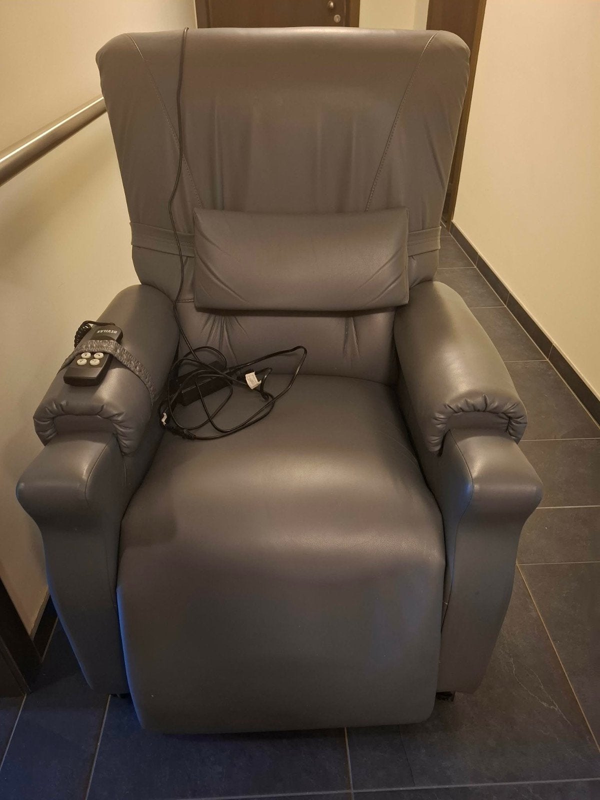 Ergonomische relaxzetel, Maison & Meubles, Enlèvement, Comme neuf, Cuir