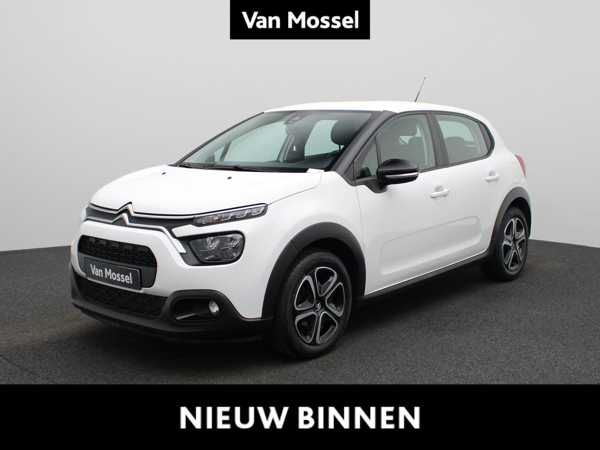 Citroën C3 1.2 PureTech S&S MAN Feel, Auto's, Voorwielaandrijving, 96 g/km, Wit, 3 cilinders
