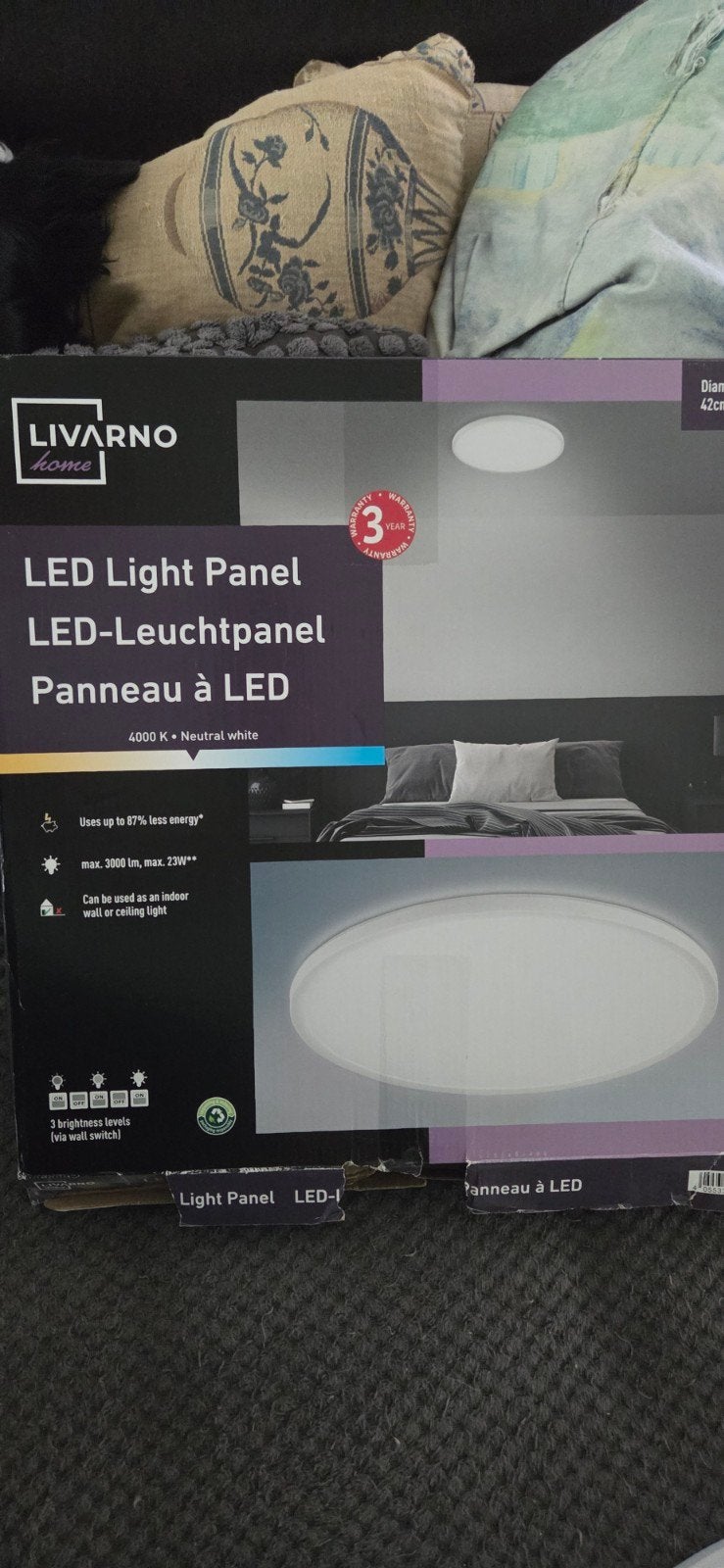 Panneau d'éclairage LED, Maison & Meubles, Enlèvement, Neuf