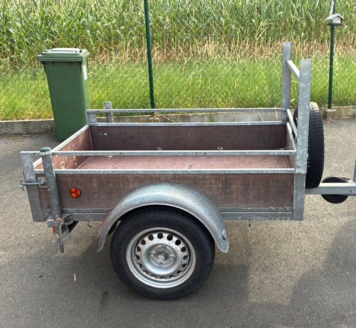 Aanhangwagen te koop, Ophalen, Gebruikt