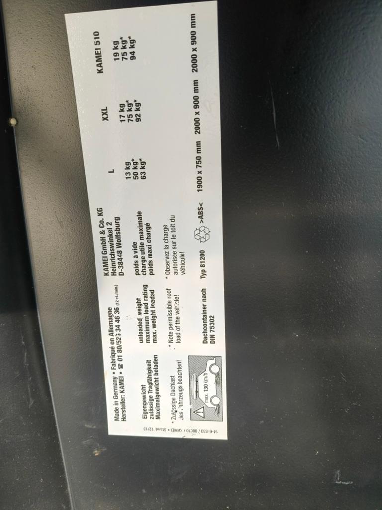 Dakkoffer van 300 liter met complete set BMW 2, 3, X2, X2, X, Auto-onderdelen, Overige Auto-onderdelen, Ophalen, BMW